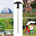 Miniatyrbilde 5 av 5: Teltplugger 12 stk Teltplugger Jernplugger Telt Jordplugger 21cm Teltkrok Teltfesteplugger for Paraplyskog, Gressmark, Gress, Sa