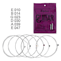 Miniatyrbillede 4 af 5: 6 stk./sæt Acoic Guitarstrenge Anti-r Hexagonal Core+8% El Li