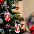 Miniatyrbillede 5 af 5: 6 stk. Etui Clutch Soldat Julepynt Nøddeknækker Træsoldat 12cm Jule Nøddeknækker Ornament Soldat Dukke til Jul