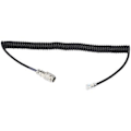 Pikkukuva 2 / 5: Rj45 Kristallipää 8-nastainen Ilmailukaapeli Yaesu Ft450d/ft897d Mikrofonin Jatkojohtoon