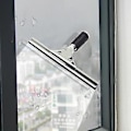 Miniatyrbilde 3 av 5: Vindusvisker i rustfritt stål for glass, rengjøringsskrape for baderomsspeil og bilrengjøring (45 cm)