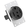 Pikkukuva 1 / 4: 4-reikäinen teollisuuspistorasia Naaraspuolinen virtaliitin US-standardi 30A 125V/250V