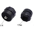 Miniatyrbilde 3 av 4: 1/4 Skrueadapter til 17mm Kulehode Brakett Kobling for Kameramonteringsholder