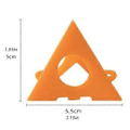 Pikkukuva 4 / 4: 10 kpl Kartiotukiteline ABS-muovista, maalausteline, pyramidinostin kaapin oville ja huonekaluille