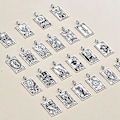 Miniatyrbillede 4 af 5: 22 stk. Tarot Vedhæng Kort i Bulk til Smykker og Halskæder