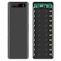 Miniatyrbillede 1 af 5: L10 LCD Display DIY Power Bank Boks Flad til Hoved Batterioplader Ydre til Etui