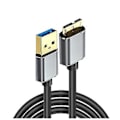 Miniatyrbild 1 av 5: Extern USB-kabel -b Hdd-kabel -b Datakabel Ssd Sata-kabel för disk -b Usb3.0, 1m