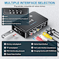 Miniatyrbillede 4 af 5: Bluetooth 5.0 Modtager Sender Fm Stereo Aux 3.5mm Rca Trådløs Nfc Bluetooth Audio Adapter Til