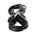 Miniatyrbilde 2 av 5: 1,8 meter 9-pinners kontrollerforlengelseskabel til Sega Genesis 2. generasjons gamepad-joystick