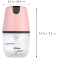 Pikkukuva 4 / 4: Sähköinen jäämurskain Jääraastin Jäätelökone Jälkiruokajäämurskain Smoothie-valmistin Murskain Keittiö Jälkiruokakauppa Kauppa Pinkki