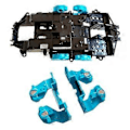 Miniatyrbillede 2 af 5: 2 stk. Mus Venstre/Højre Blå Sideknap Sideknapper til Logitech G Pro Trådløs Mus Musetilbehør