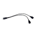 Pikkukuva 1 / 4: 32cm USB 2.0 A Virranvahvistin Y 1 Uros - 2 Naaras Data Lataus Jatkojohto