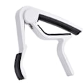 Miniatyrbillede 2 af 3: Bærbar Hurtig Skift Tune Clamp Håndholdt Tuner Capo til Folkguitar Hvid