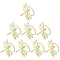 Miniatyrbillede 4 af 5: 8 stk. Servietring DIY Hotel Bryllup Banket Borddisplay Metal Serviet Le Tm