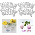 Miniatyrbilde 1 av 5: Utskjæringsformer for scrapbooking, sommerfugl-utskjæringsformer i metall, sjablong for scrapbooking, preging, album, papir, gavekort