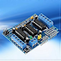 Miniatyrbild 5 av 5: Multifunktionell PWM Hastighetsjusterande Motordrivrutin Expansionskort DIY Modul