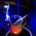 Miniatyrbild 5 av 5: Askkopp för bil med LED-lampa, cigarettaskkopp, behållare för rökaska, cylinder, rökkopp, mugghållare, förvaringsmugg, biltillbehör