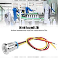 Pikkukuva 2 / 4: 4 Sarjaa Valmiiksi Johdotettuja Pyöreitä LED-valoja Vedenpitävä 2-Värinen Valo Yhteinen Anodi Anodielektrodi 12-24V 12mm (Punainen ja Keltainen)