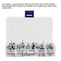 Miniatyrbilde 4 av 4: 200 stk. 10 Verdier BC327BC558 Transistorer Sortimentssett Effekt Generelle Transistorer