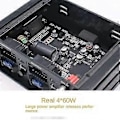 Pikkukuva 4 / 5: DC-12V 4CH Tehovahvistin RMS 4x60W Auton Audio Häviötön Päivitys Plug and Play Audio Vahvistin Auton Suurelle Näytölle