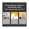 Miniatyrbilde 4 av 5: Luftovervåking, Innendørs Luftkvalitetssensor Formaldehyd Tester Enhet Bærbar Detektor For Karbon D