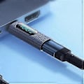 Pikkukuva 3 / 5: USB C -sovitin 100W Type C -tehomittari digitaalisella näytöllä , Pro, 15 Harmaa