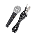 Miniatyrbillede 4 af 5: XLR Mikrofon med XLR til 1/4 Tomme Kabel o Tilslutning Håndholdt Mikrofon Egnet til Scene Karaoke Sang og Optagelse