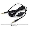 Miniatyrbilde 5 av 5: Erstatningslydkabel Bærbar Ledning for Astro A10 A40 Gaming Headset Ledning Ultra-Holdbar Lydledning Volumkontroll