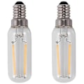 Miniatyrbilde 1 av 5: 2x E14 3w Led Komfyrhette Viftepære Varm
