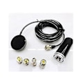 Miniatyrbilde 3 av 5: Kjøretøy/bil Mobilradio VHF/UHF Dual Band Antenne 9cm Base Magnetisk Feste BNC Hann 5m Kabel For BC