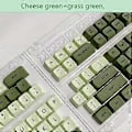 Miniatyrbilde 4 av 5: 125 Taster PBT Keycaps Sett Nyhet - Matcha Keycaps Dye-Sublimation XDA Profil For MX-Brytere Mekanisk Tastatur Tastatur