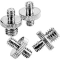 Miniatyrbillede 5 af 5: 1/4 tomme han til 1/4 tomme han skrue 1/4 tomme han til 3/8 tomme han gevindskrue adapter konnektor til kamera/stativ/monopod/kuglehoved/lysstand (4