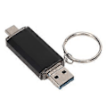 Miniatyrbillede 5 af 5: Hukommelse USB-stik USB 3.0 Type C Micro USB Vandtæt Høj Hastighed Plug and Paly Flash Drive til Telefon Computer 128GB