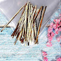 Miniatyrbild 4 av 5: 200 st Godispåsar Cellofan Popcornpåsar Konformade Kakpåsar Förvaringspåsar med Guld Twist Ties Bröllop Födelsedagsfest Favörer