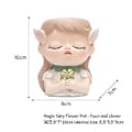 Miniatyrbillede 2 af 5: Silikoneform Blomsterfe Bøn Blomsterpotte Resin Gips Krystal Dryppende Lim Værktøj DIY Håndlavede Håndværk Hvid