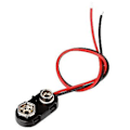 Miniatyrbild 5 av 5: 9V H-fodral för aktiv gitarrpickup