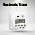Miniatyrbild 2 av 4: Elektronisk Timer Programmerbar LCD Digital Tidskontroll Relä Brytare 16 På 16 Av Cn101AAC220-240V