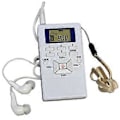 Miniatyrbilde 1 av 5: Digital FM Radio Mini Høyttaler Bærbar Mottaker Display Enkeltbånds Musikkspiller LED-display Hvit