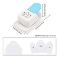 Miniatyrbillede 2 af 5: Tag Punch Tag Puncher 3 I 1 Craft Tag Punch Tag S Håndtag Craft Punch Til Papir
