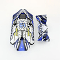 Miniatyrbillede 4 af 5: Rc Bil Karrosseri Skal Bil Cover Halevinge Til 124017 124019 1/12 Rc Bil Opgraderingsdele Reservedele Tilbehør