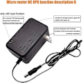 Miniatyrbillede 4 af 5: Genopladelig 5000mah 5v 9v 12v Ups Uafbrudt Backup 5.5x2.1mm Output Til Wifi Rout
