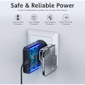 Miniatyrbilde 5 av 5: 65W USB C-lader Type C-strømadapter for MacBook Pro/Air, Lenovo Thinkpad, HP Chromebook, ASUS, Acer, Huawei Matebook, Xiaomi Air, Samsung Chro