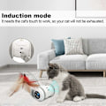 Miniatyrbild 5 av 5: Automatisk sensor katt leksaker interaktiv smart robot elektronisk fjäder teaser självspelande usb laddningsbar kattunge leksaker för husdjur