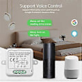 Miniatyrbillede 1 af 5: Matter WiFi Smart Switch 10A Smart Home Automation Relæmodul Tuya Smart Life Fungerer med Alexa Home