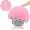 Miniatyrbild 3 av 5: Mini Bluetooth Trådlös Portabel Svamp Högtalare Subwoofer Med Sugkopp Funktion (Rosa)