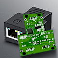 Miniatyrbilde 4 av 5: Etet Splitter 1 Til 2 Rj45 Adapter Internett Samtidig, USB Til Dobbel- Fe Rj45 Po