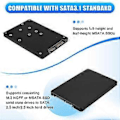 Miniatyrbillede 5 af 5: NGFF til SATA Seriel Adapter MSATA til SATA3.0 Dobbelt Formål 2-I-1 Adapterboks Sub Interne og Eksterne Boards