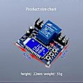 Miniatyrbillede 3 af 5: DC6-60V 30A Batteriopladningskontrolmodul Beskyttelseskort Oplader Tidsafbryder LCD-display XY-CD63L