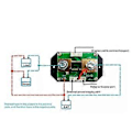 Miniatyrbillede 5 af 5: VA7510S Spændings- og Strømmåler, 100A 6-75V/0V-120V DC Amperemeter Voltmeter Monitor Udgang Batteriopladning og -afladning