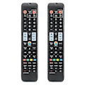 Miniatyrbilde 1 av 5: 2 stk. Multifunksjon Stor Knapp TV Fjernkontroll for Samsung A59-00784C Fjernsyn